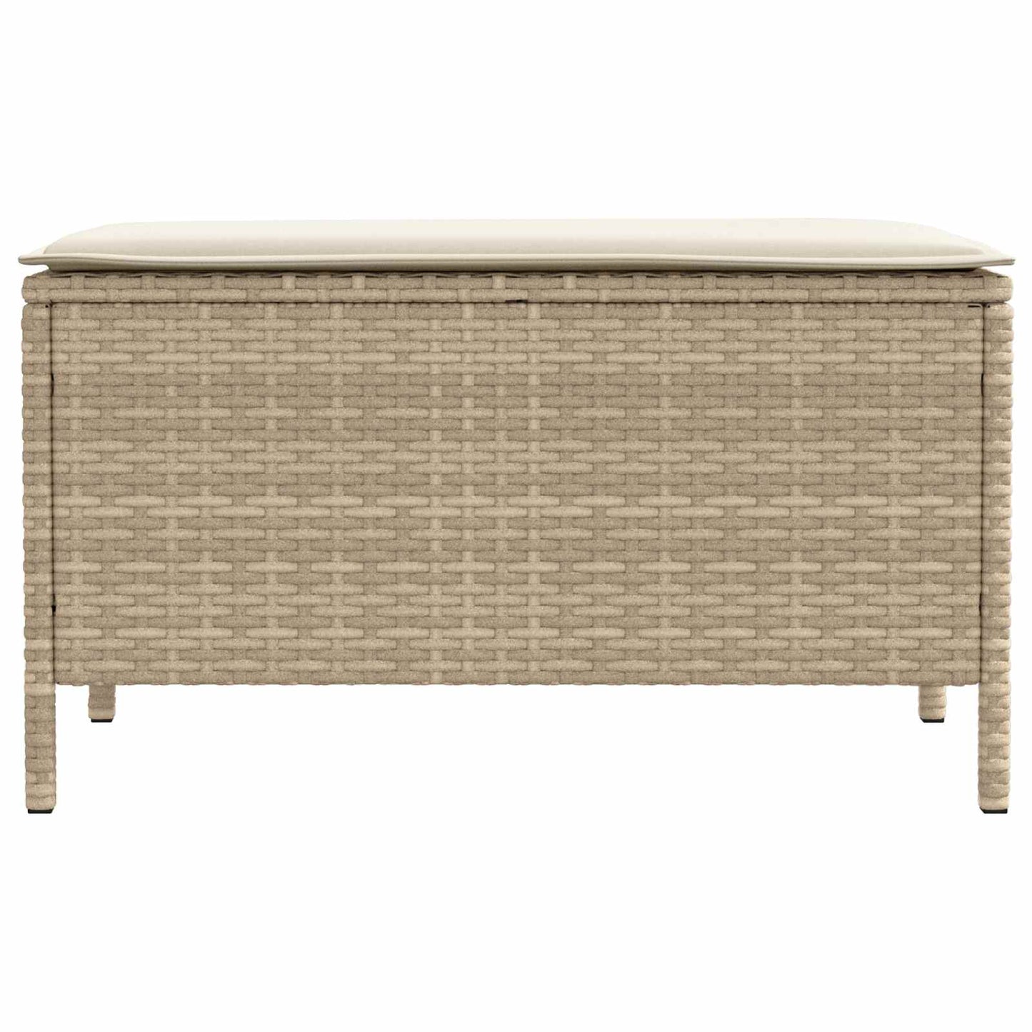 Poggiapiedi da Giardino Beige e Crema 80 x 38 x 42 cm | homemem39