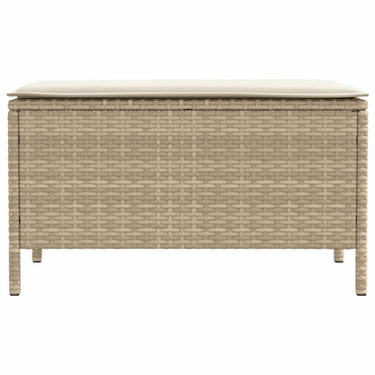 Poggiapiedi da Giardino Beige e Crema 80 x 38 x 42 cm | homemem39