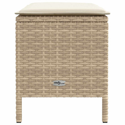 Poggiapiedi da Giardino Beige e Crema 80 x 38 x 42 cm | homemem39