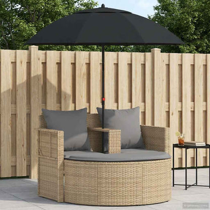 Divano da giardino 8 pcs Beige e Grigio Chiaro polyrattan | homemem39