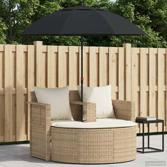 Divano da giardino 8 pcs Beige e Bianco Crema polyrattan | homemem39