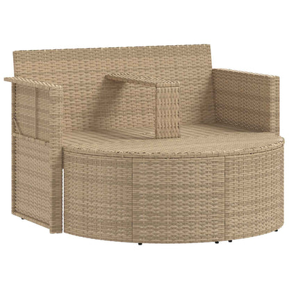 Divano da giardino 8 pcs Beige e Bianco Crema polyrattan | homemem39