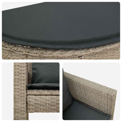 Divano da giardino 8 pcs Grigio chiaro e grigio scuro | homemem39