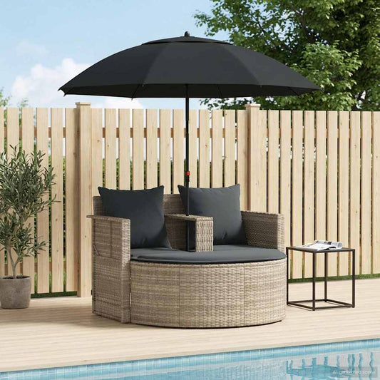 Divano da giardino 8 pcs Grigio chiaro e grigio scuro | homemem39