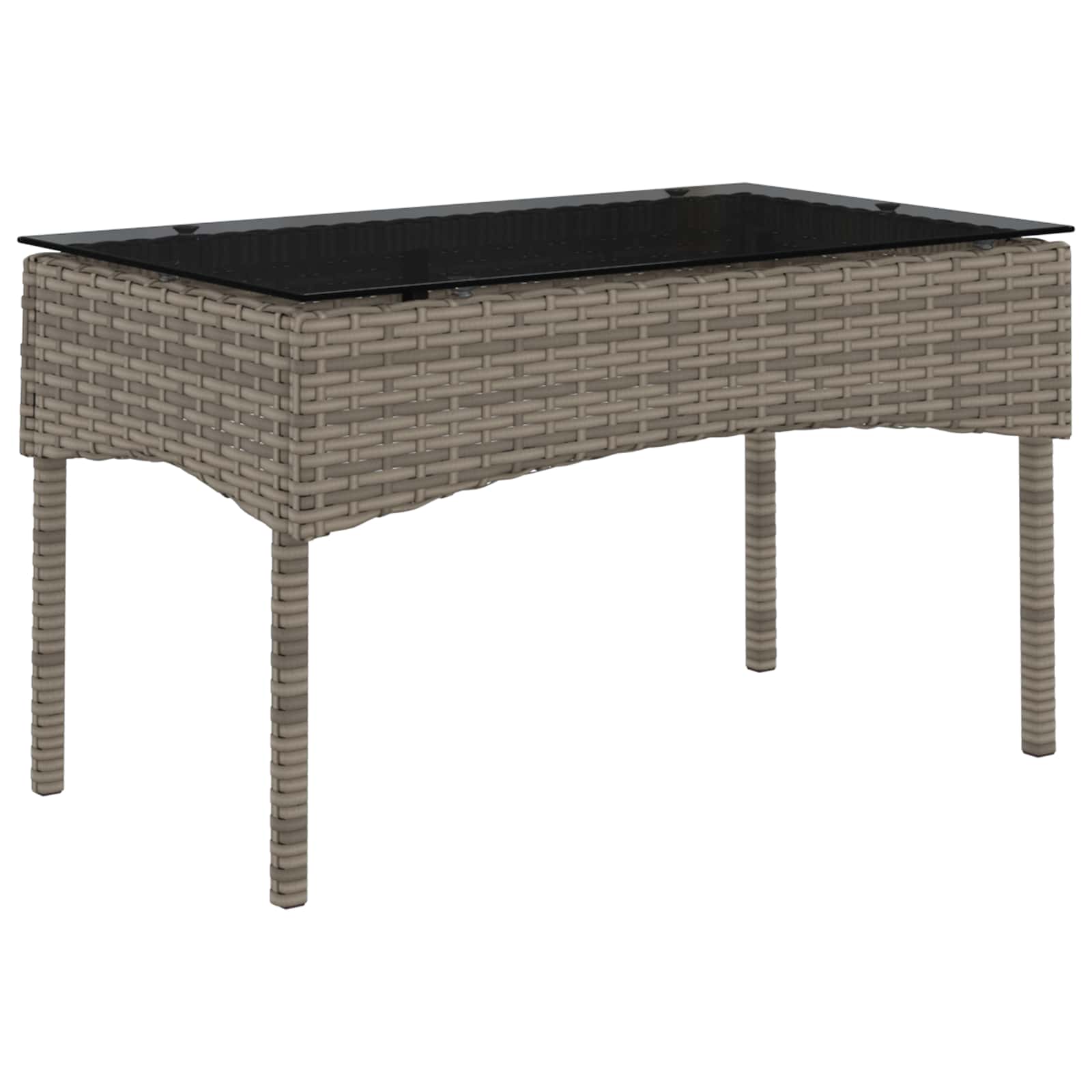 Set Divano da Giardino 2 pcs Grigio e Blu Navy polyrattan | homemem39