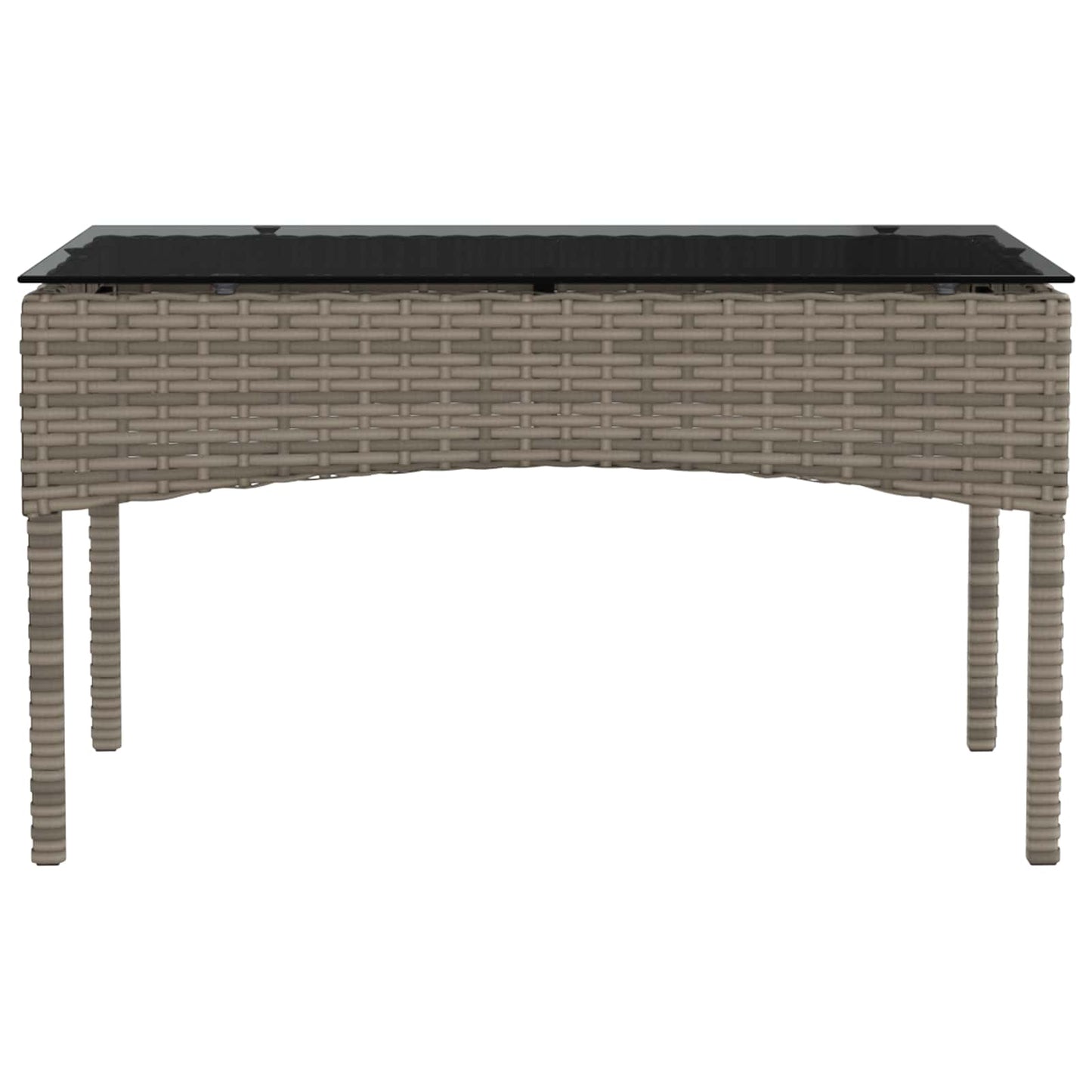 Set Divano da Giardino 2 pcs Grigio e Blu Navy polyrattan | homemem39