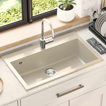 Lavello Beige 795 x 505 mm Granito | homemem39