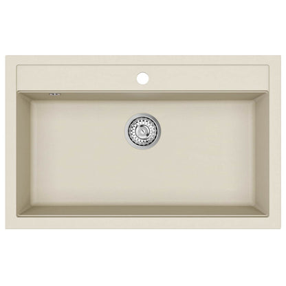 Lavello Beige 795 x 505 mm Granito | homemem39