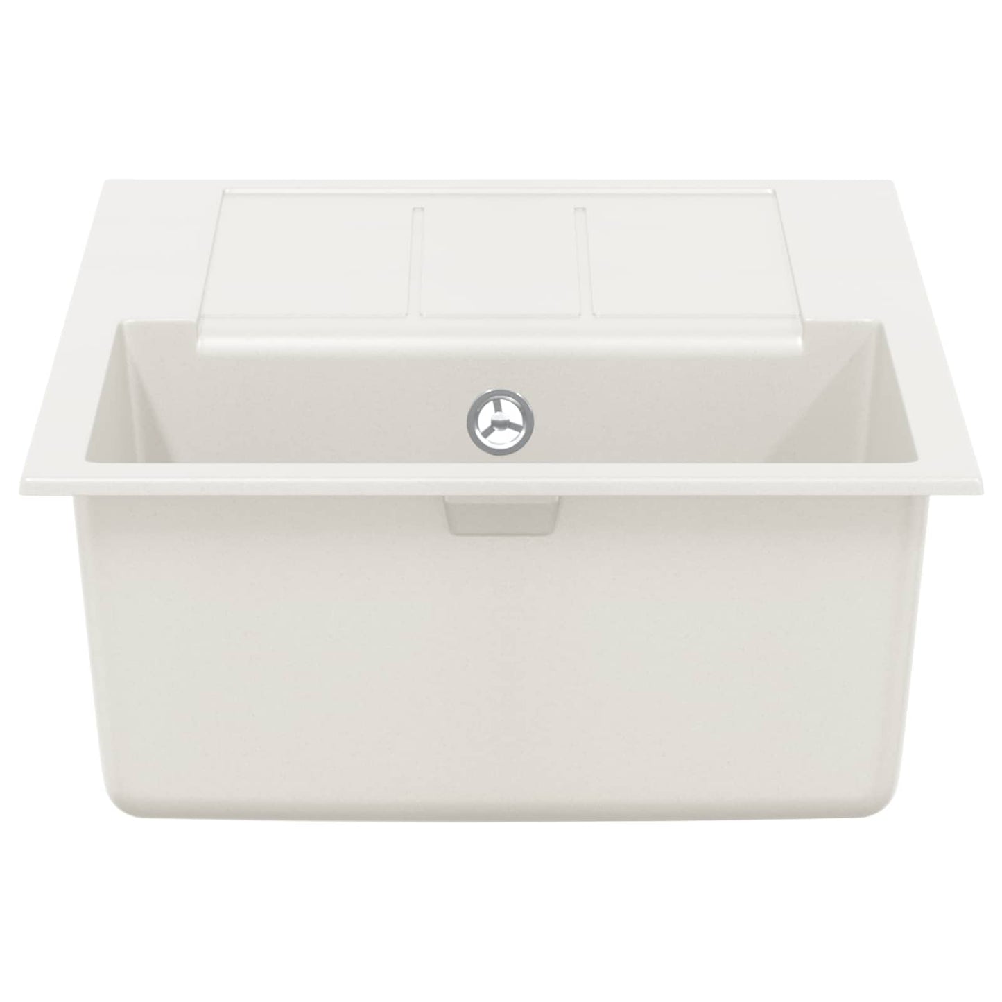 Lavello Bianco 780 x 500 mm 80% Quarzo e 20% Resina