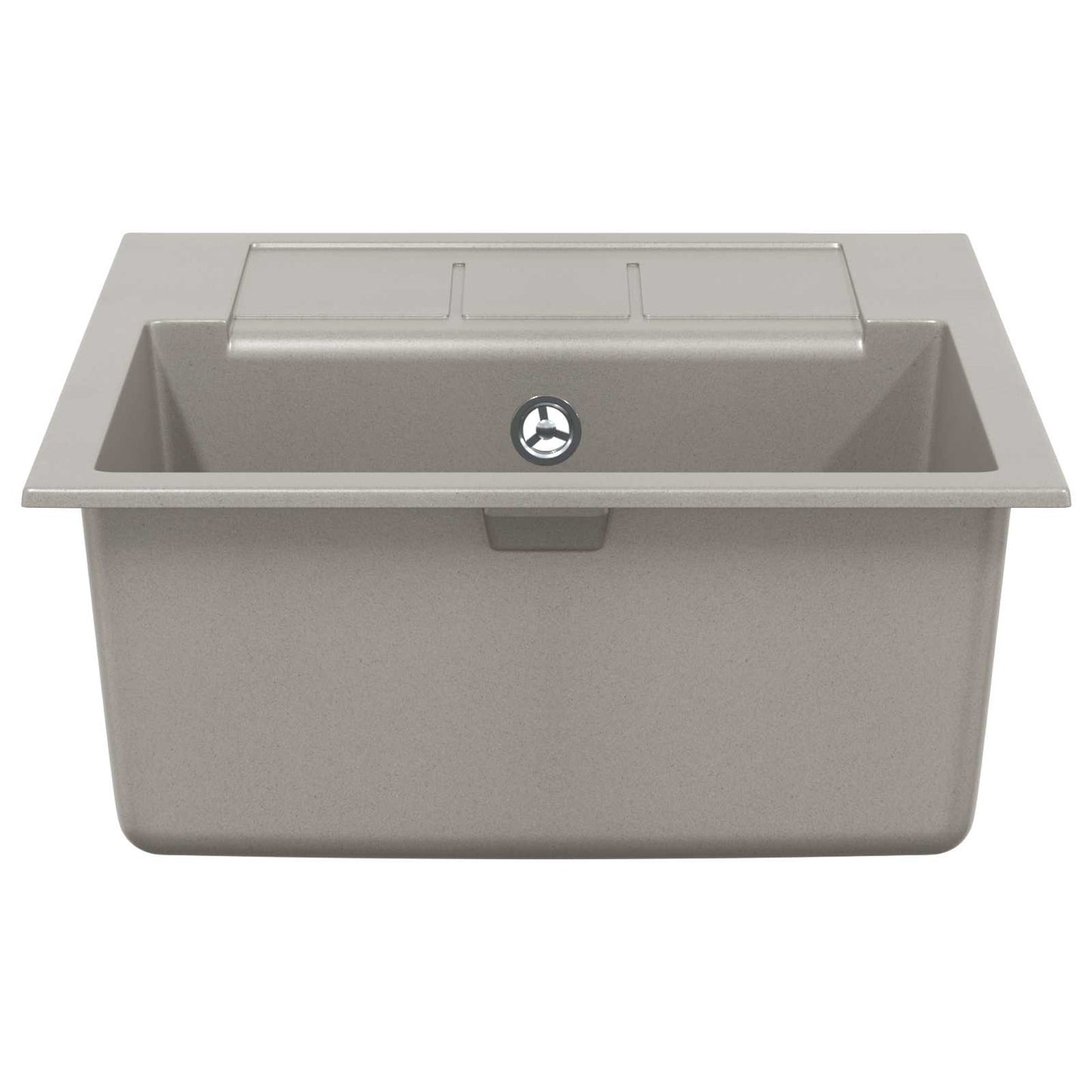 Lavello Grigio 620 x 500 mm 80% Quarzo e 20% Resina