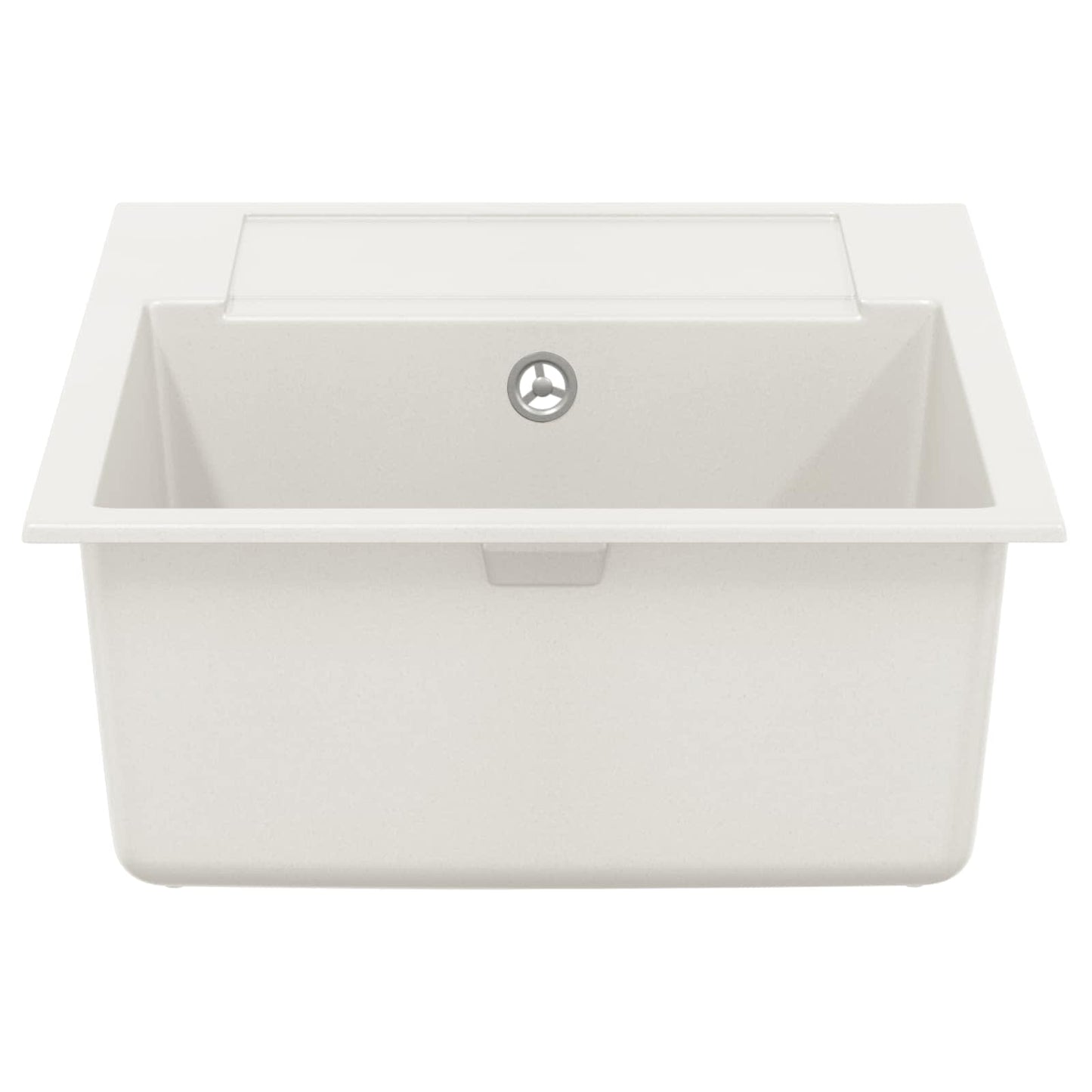 Lavello Bianco 780 x 500 mm 80% Quarzo e 20% Resina