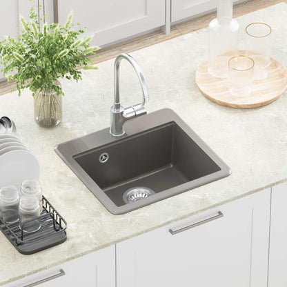 Lavello Grigio 470 x 440 mm Granito | homemem39