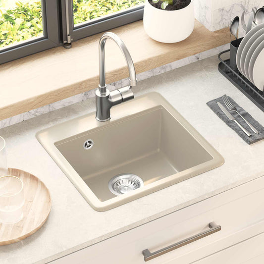 Lavello Beige 470 x 440 mm Granito