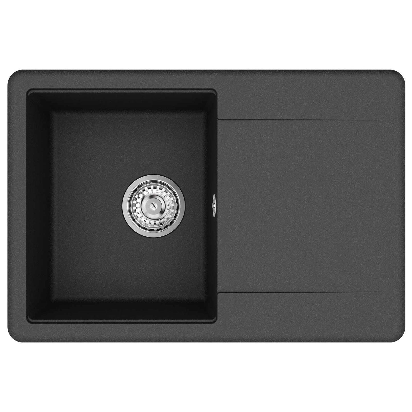 Lavello Nero 670 x 460 mm Granito | homemem39