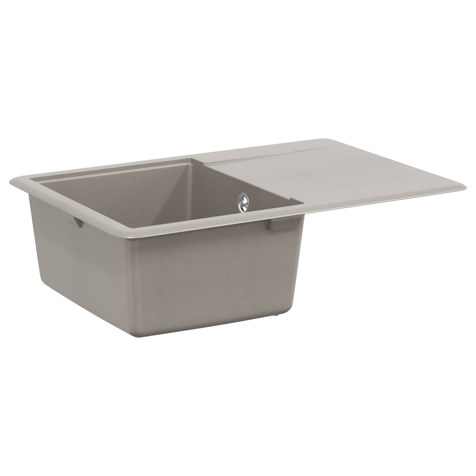 Lavello Grigio 670 x 460 mm 80% Quarzo e 20% Resina | homemem39