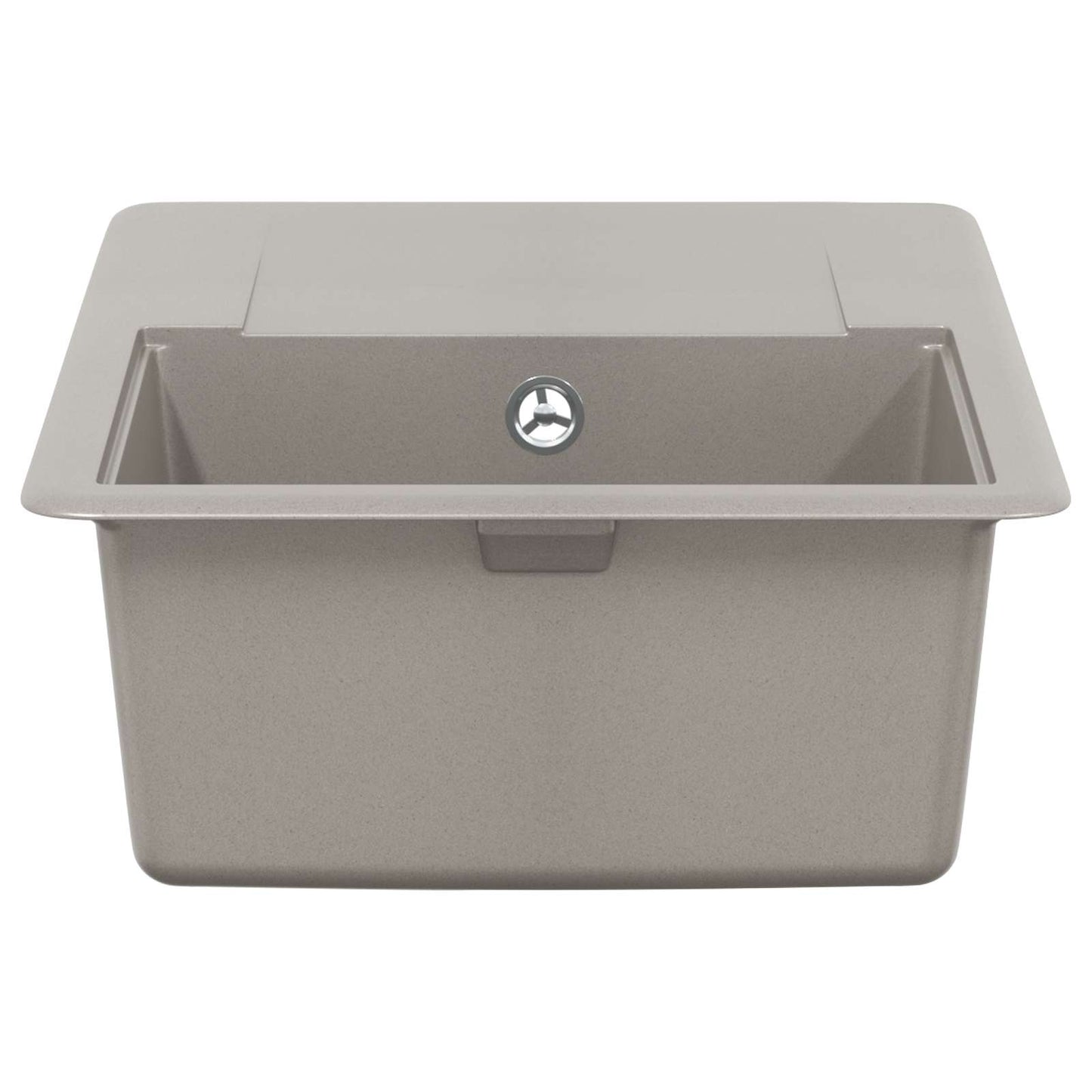 Lavello Grigio 670 x 460 mm 80% Quarzo e 20% Resina | homemem39