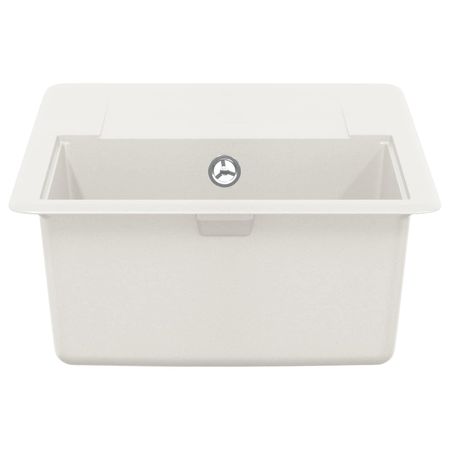 Lavello Bianco 670 x 460 mm 80% Quarzo e 20% Resina | homemem39