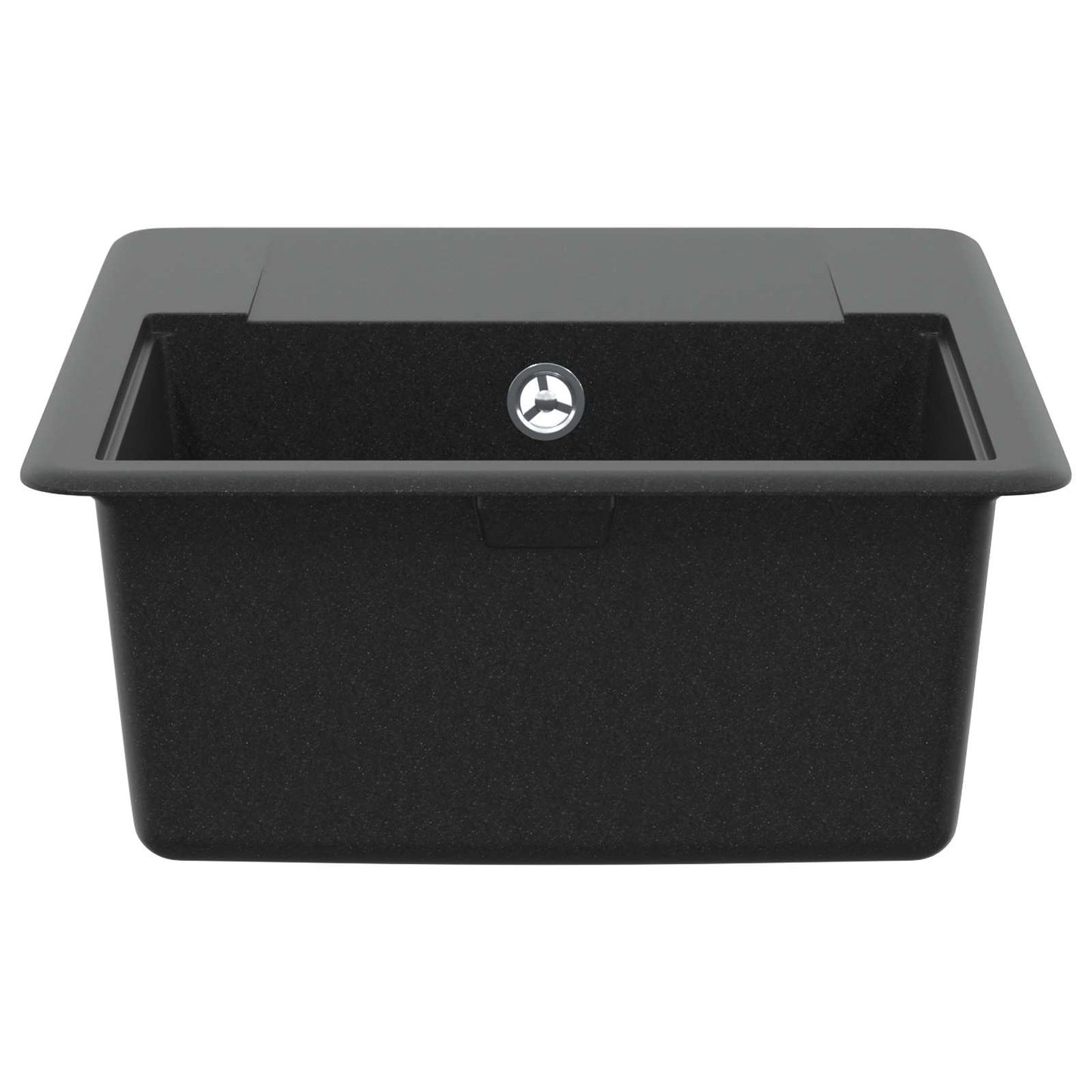 Lavello Nero 560 x 460 mm 80% Quarzo e 20% Resina | homemem39