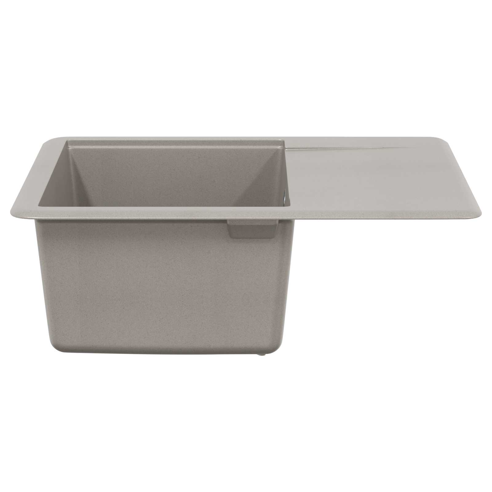 Lavello Grigio 560 x 460 mm 80% Quarzo e 20% Resina | homemem39