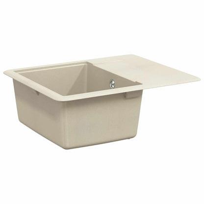 Lavello Beige 560 x 460 mm 80% Quarzo e 20% Resina | homemem39