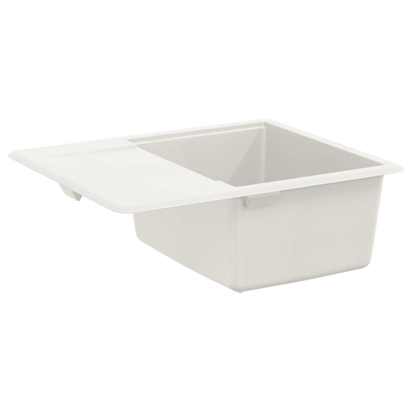 Lavello Bianco 560 x 460 mm 80% Quarzo e 20% Resina | homemem39