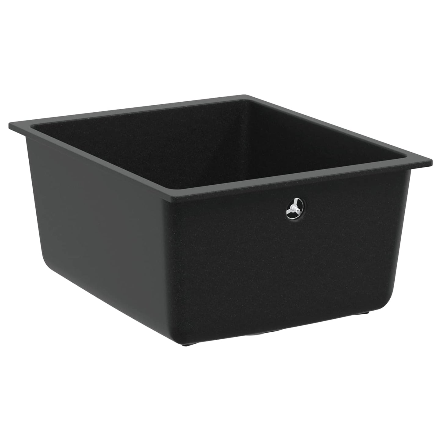 Lavello Nero 370 x 460 mm 80% Quarzo e 20% Resina | homemem39