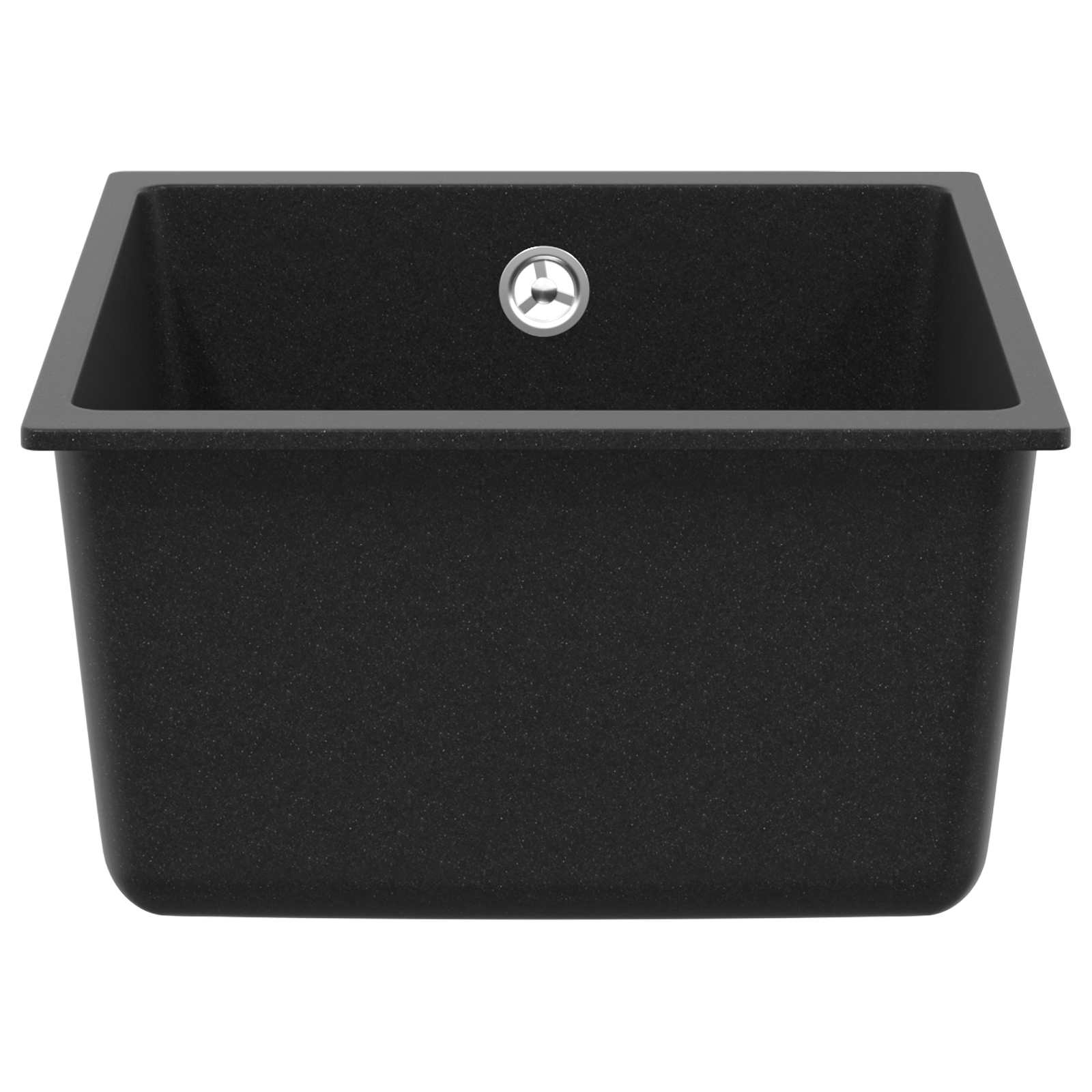 Lavello Nero 370 x 460 mm 80% Quarzo e 20% Resina | homemem39