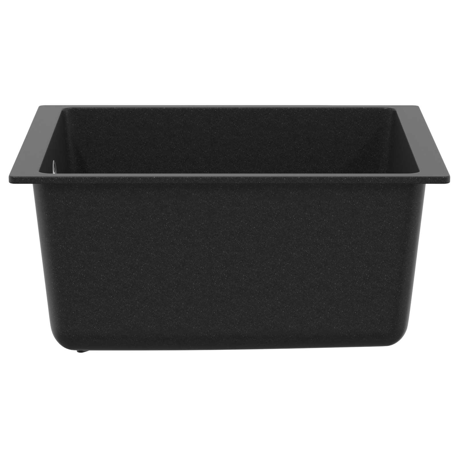 Lavello Nero 370 x 460 mm 80% Quarzo e 20% Resina | homemem39