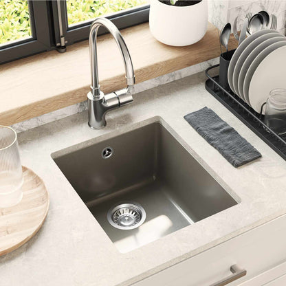 Lavello Grigio 370 x 460 mm 80% Quarzo e 20% Resina | homemem39