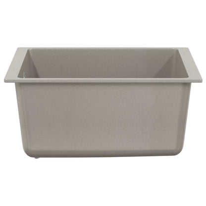 Lavello Grigio 370 x 460 mm 80% Quarzo e 20% Resina | homemem39