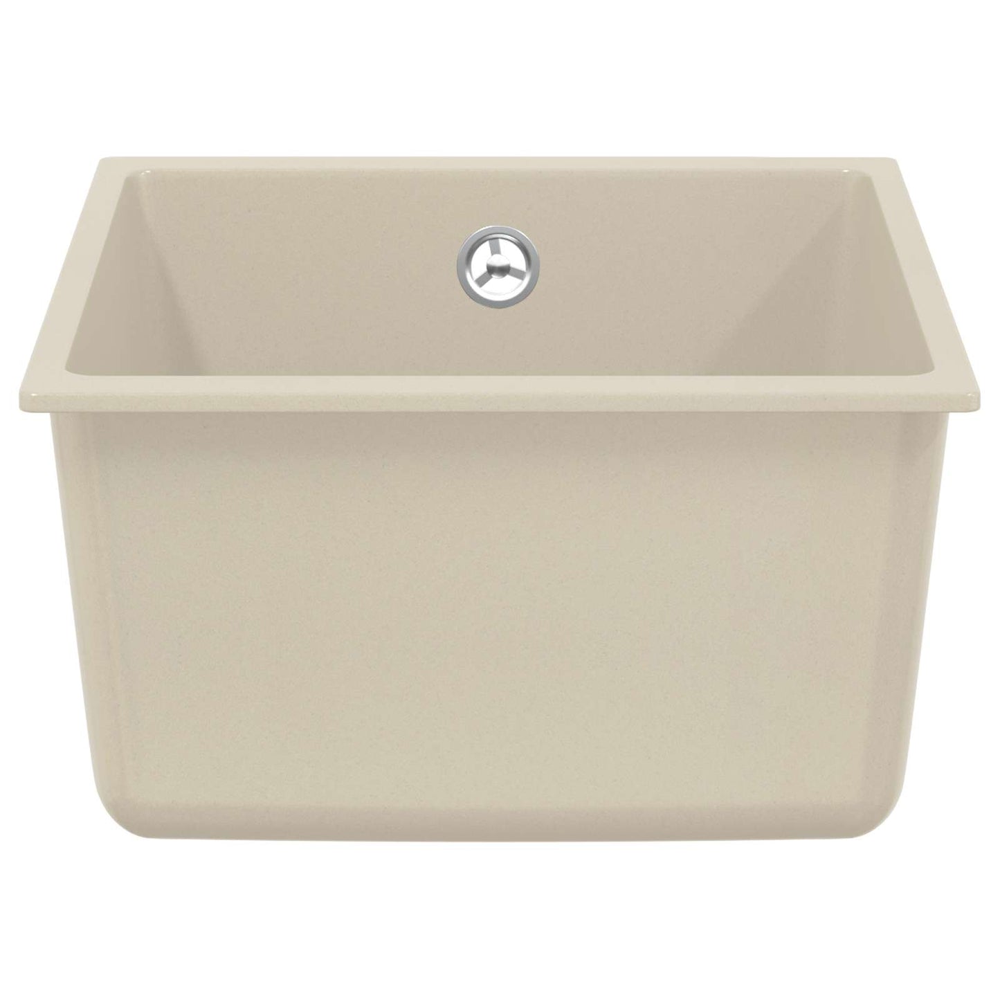 Lavello Beige 370 x 460 mm 80% Quarzo e 20% Resina | homemem39
