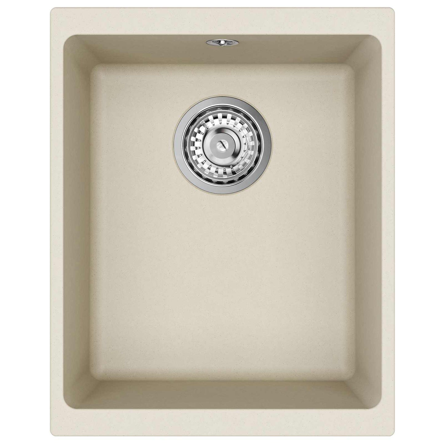 Lavello Beige 370 x 460 mm 80% Quarzo e 20% Resina | homemem39