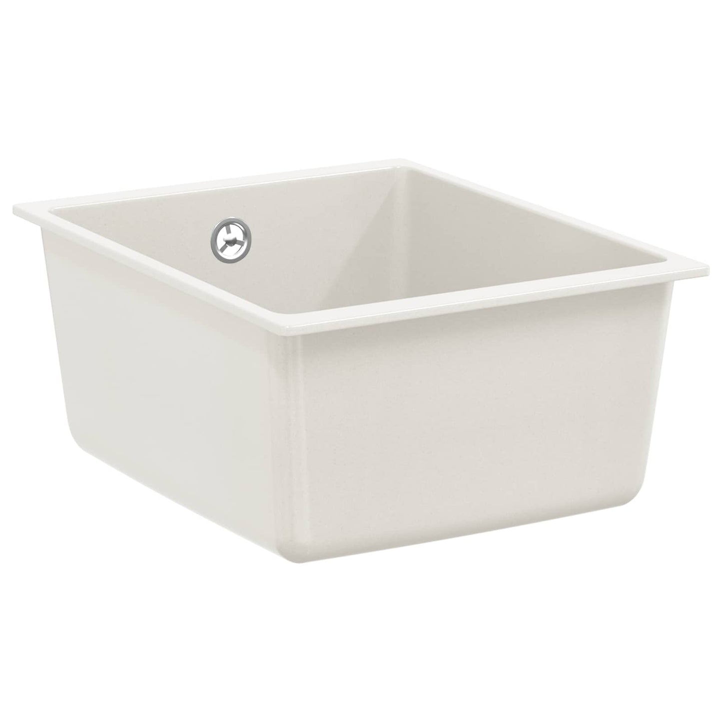 Lavello Bianco 370 x 460 mm 80% Quarzo e 20% Resina | homemem39