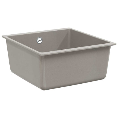 Lavello Grigio 430 x 460 mm 80% Quarzo e 20% Resina | homemem39