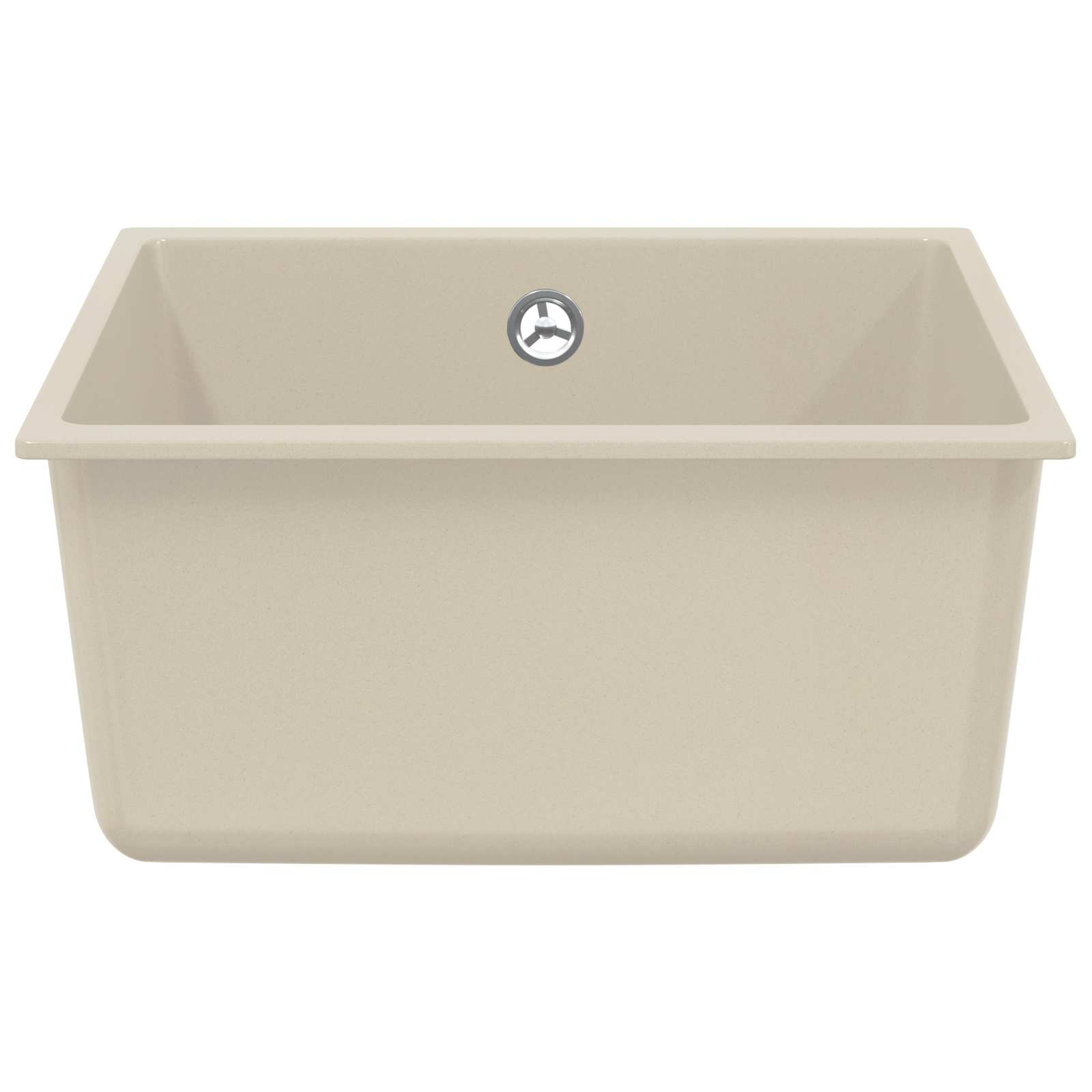 Lavello Beige 430 x 460 mm 80% Quarzo e 20% Resina | homemem39