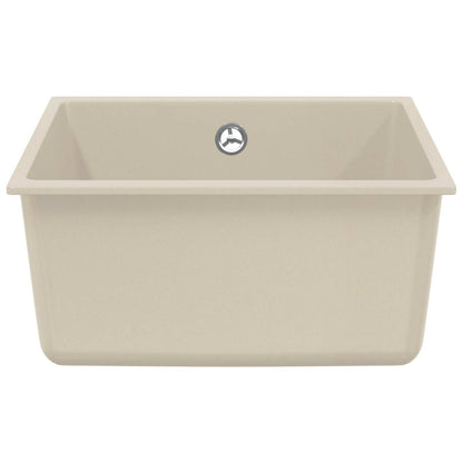 Lavello Beige 430 x 460 mm 80% Quarzo e 20% Resina | homemem39