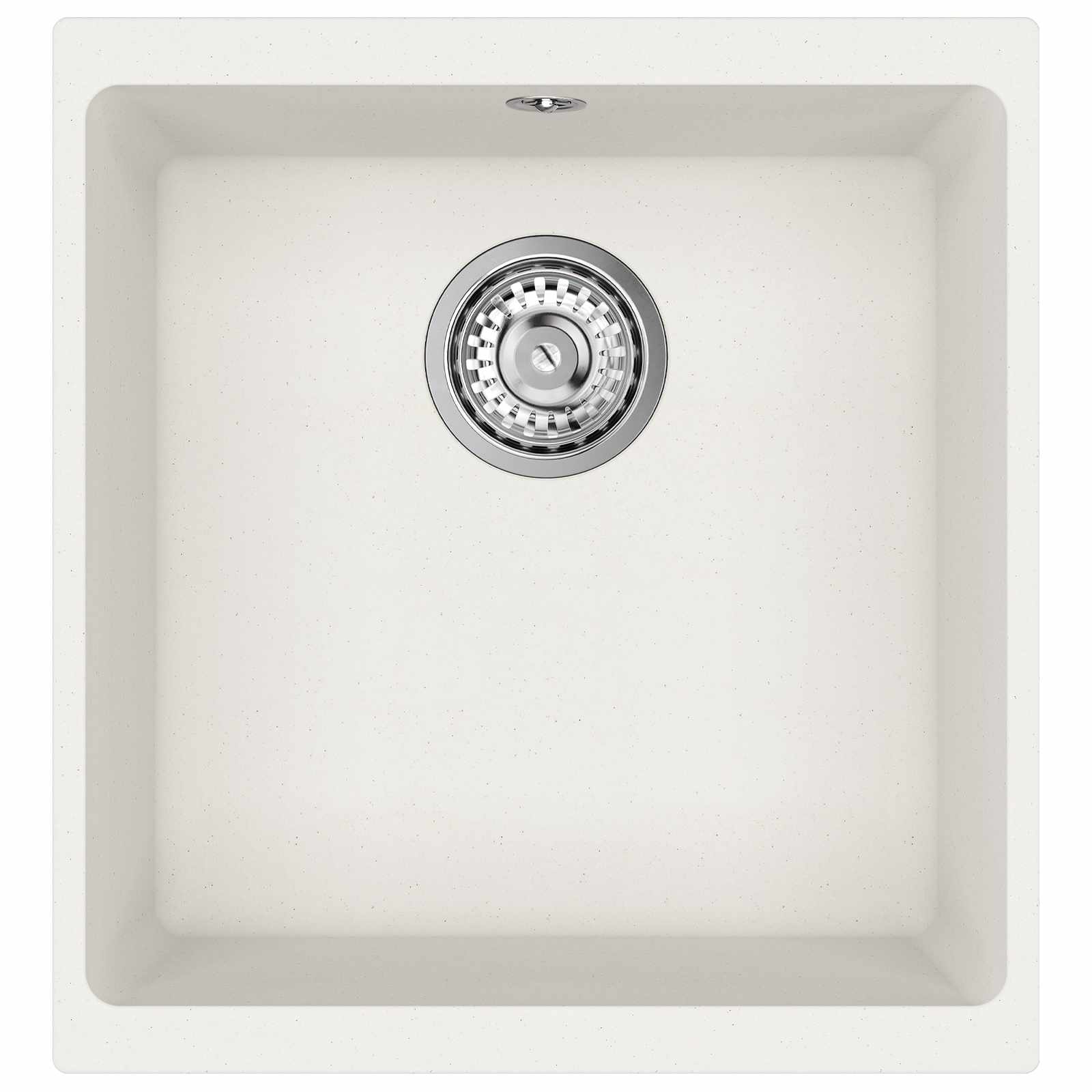 Lavello Bianco 430 x 460 mm 80% Quarzo e 20% Resina | homemem39
