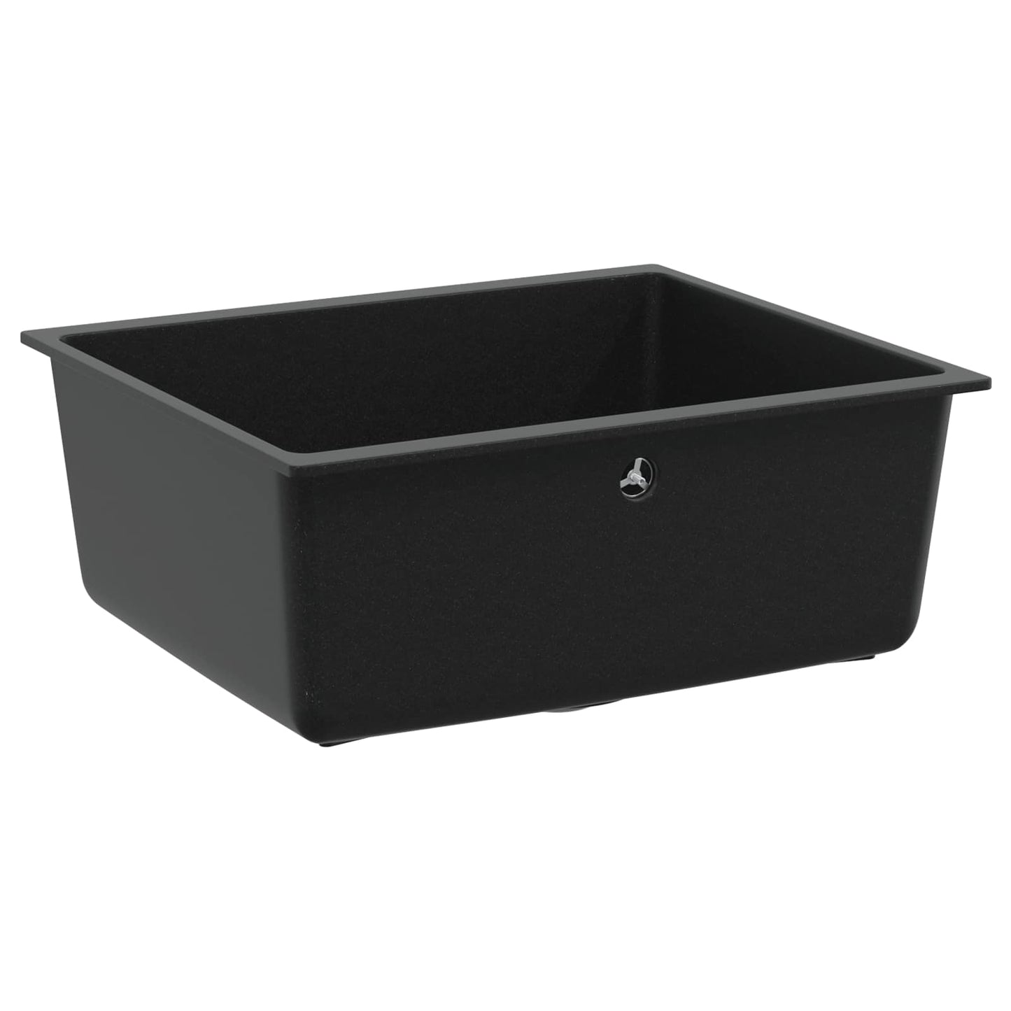 Lavello Nero 530 x 460 mm 80% Quarzo e 20% Resina | homemem39