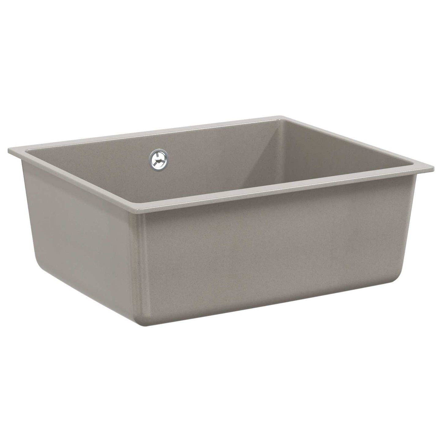 Lavello Grigio 530 x 460 mm 80% Quarzo e 20% Resina | homemem39