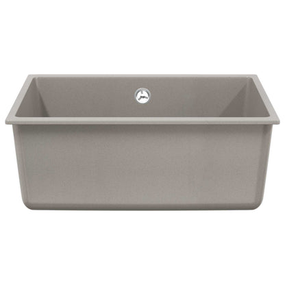 Lavello Grigio 530 x 460 mm 80% Quarzo e 20% Resina | homemem39
