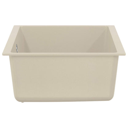Lavello Beige 530 x 460 mm 80% Quarzo e 20% Resina | homemem39