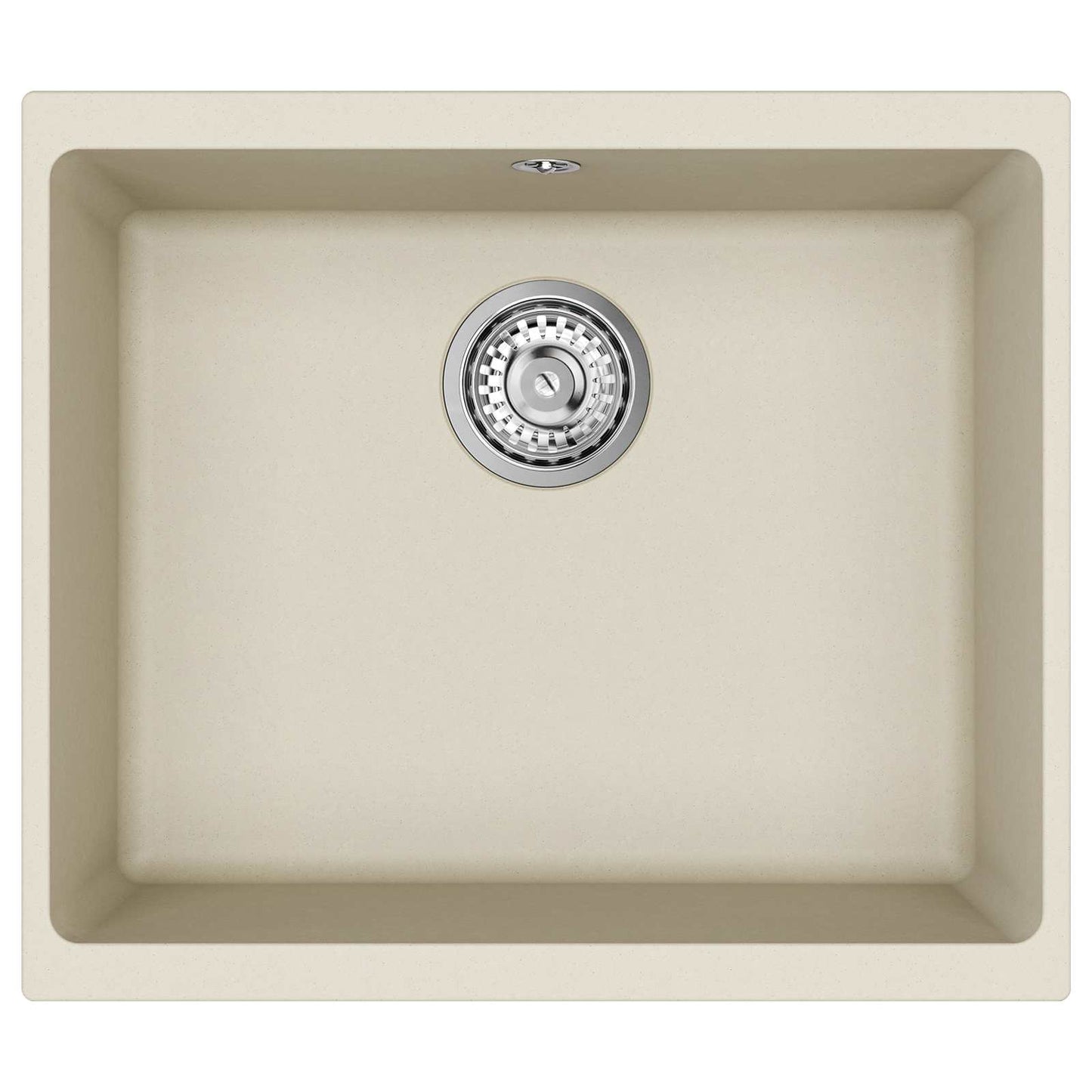 Lavello Beige 530 x 460 mm 80% Quarzo e 20% Resina | homemem39