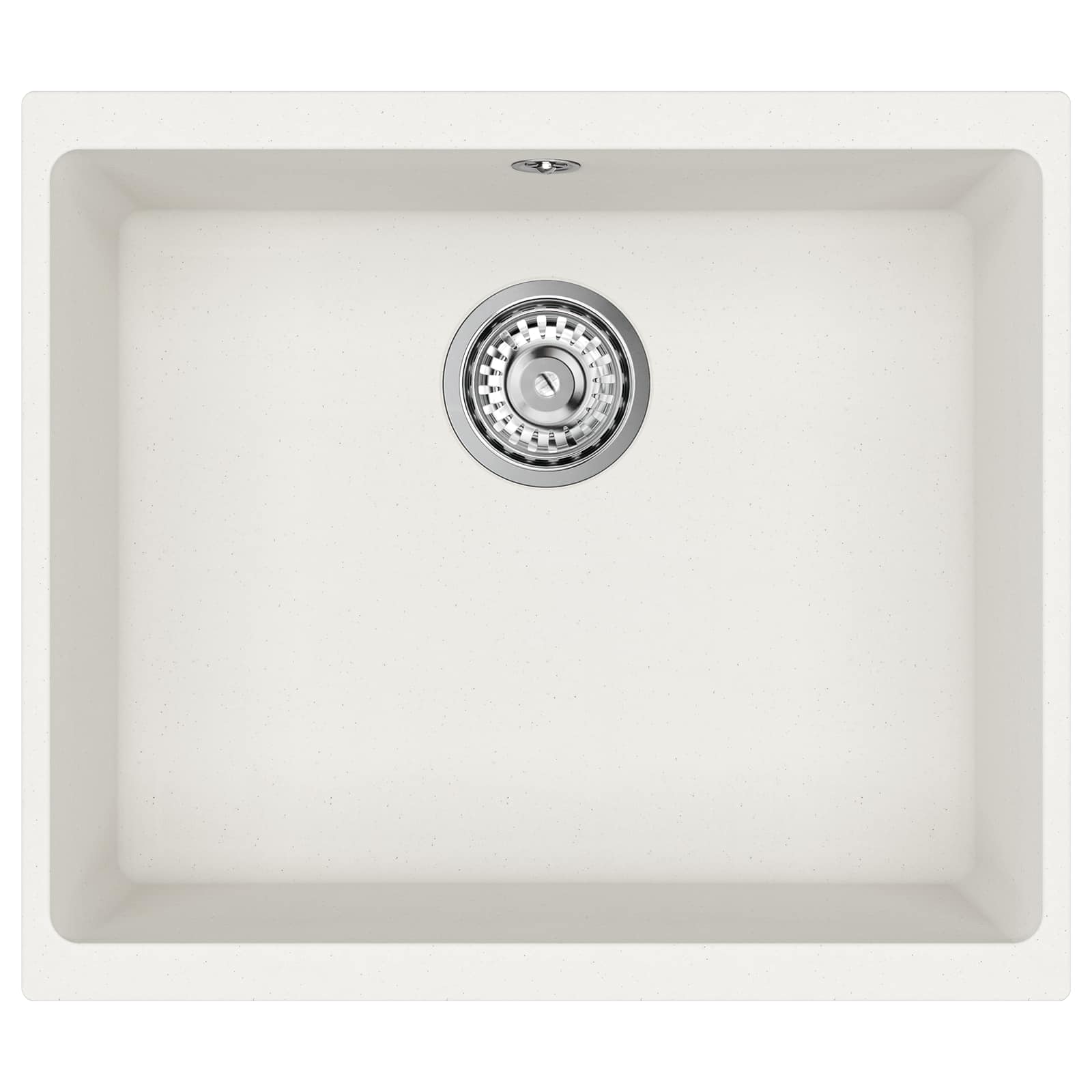 Lavello Bianco 530 x 460 mm 80% Quarzo e 20% Resina | homemem39