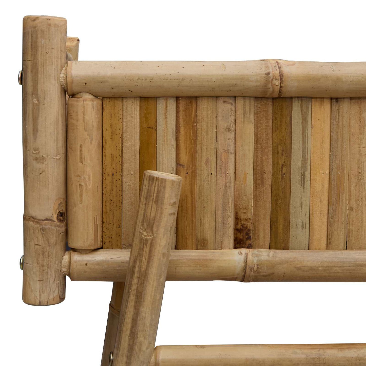 Vaso da Giardino con Supporto Naturale 50 x 38 x 114 cm Bambù | homemem39