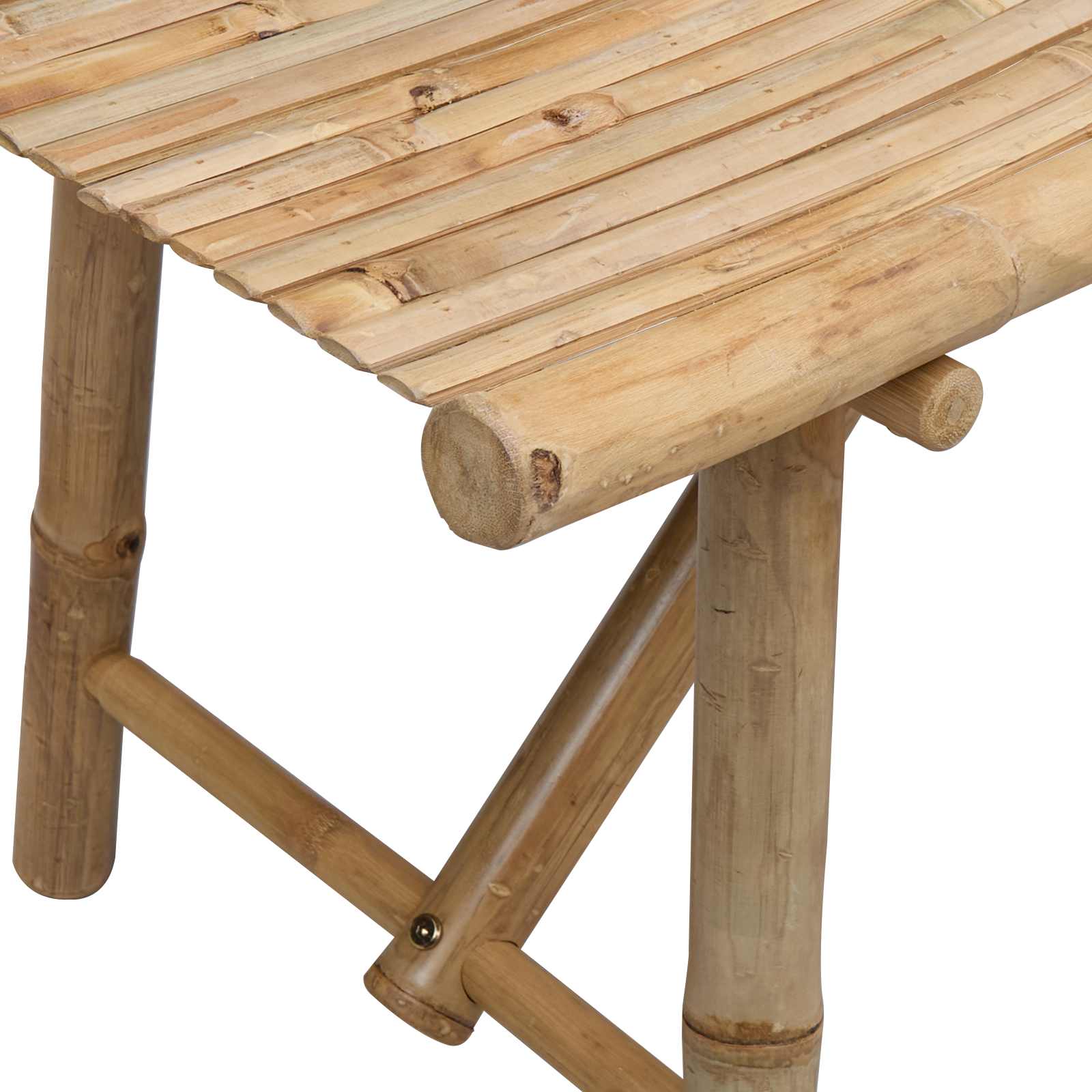 Panchina da giardino Naturale 110 x 45 x 50 cm Bambù | homemem39