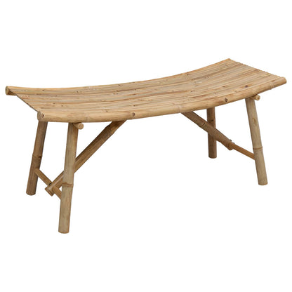 Panchina da giardino Naturale 110 x 45 x 50 cm Bambù | homemem39