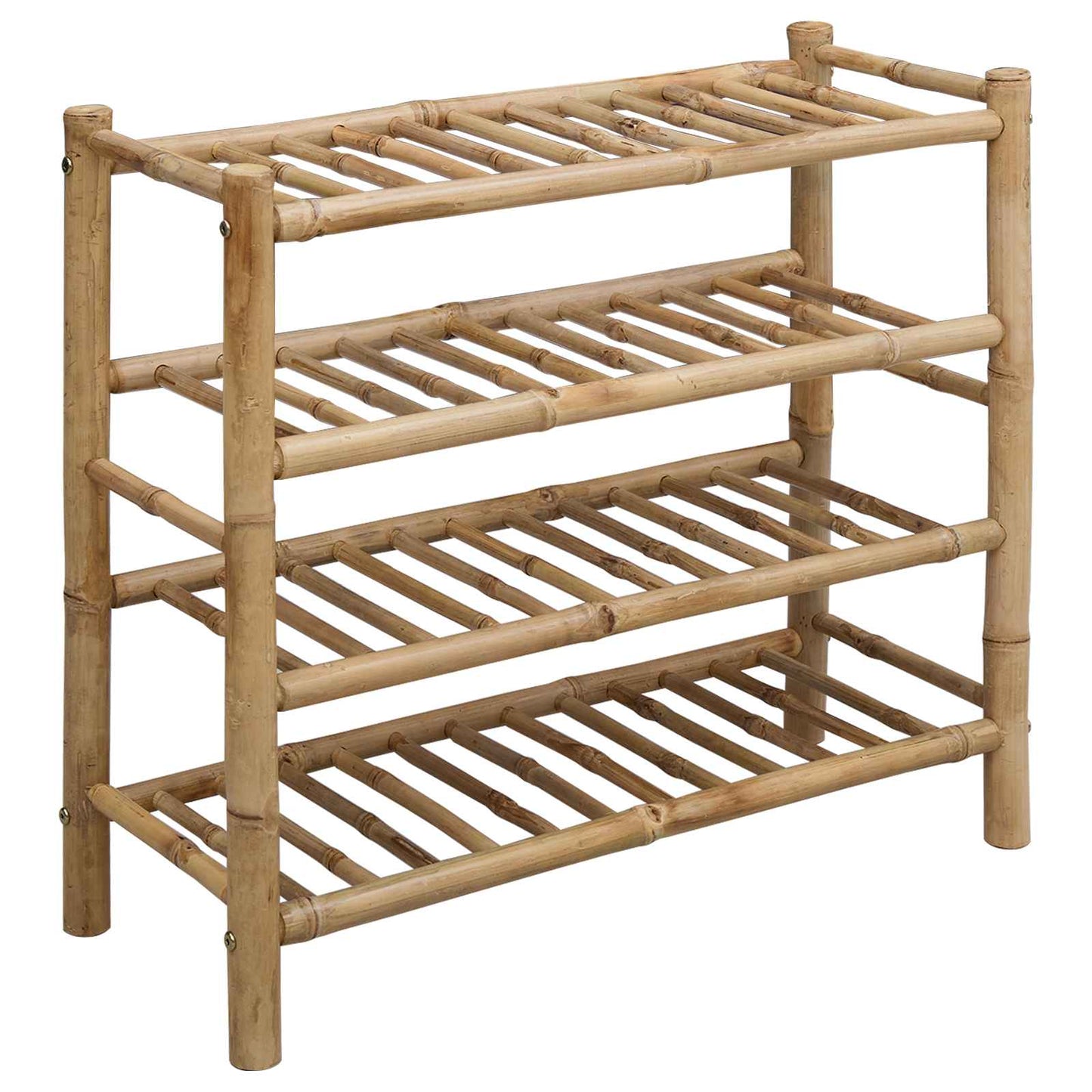 Scarpiera con lo scaffale Naturale 68 x 28 x 63 cm Bambù | homemem39