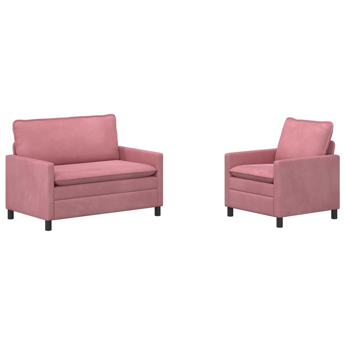 Set di divani 2 pcs Rosa Velluto | homemem39