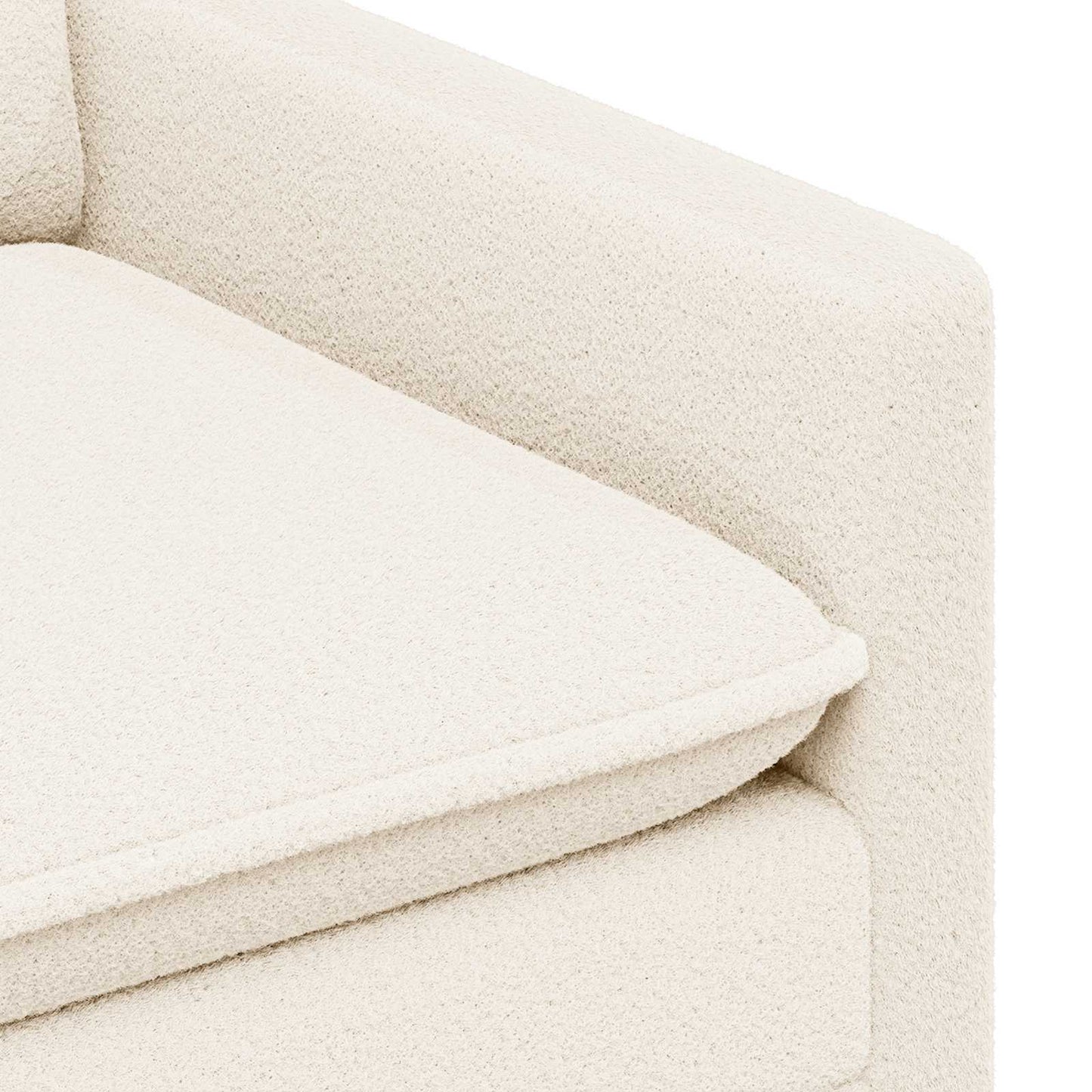 Set di divani 2 pz Crema Tessuto | homemem39