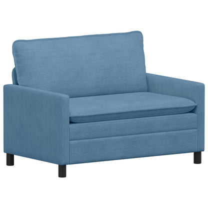 Set di divani 2 pcs Blu Tessuto | homemem39